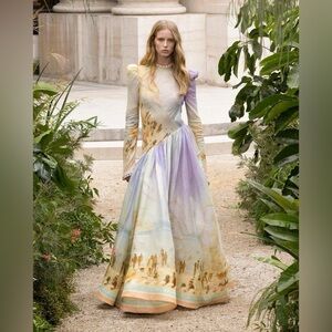 Zimmermann Silk Blend Gauze Maxi Dress Size 0/S